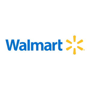 Walmart logo on a transparent background