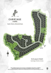 A thumbnail sized version of the rustic Carriage Farms sitemap