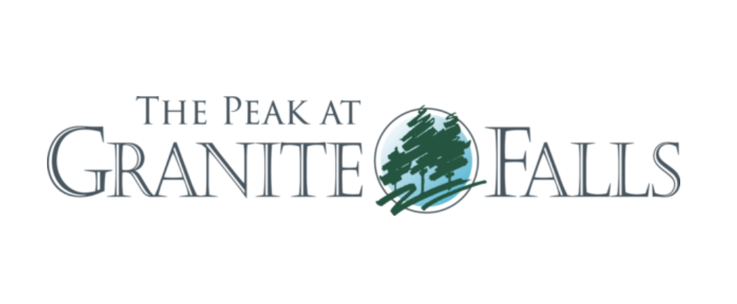 the peak at granite falls logo