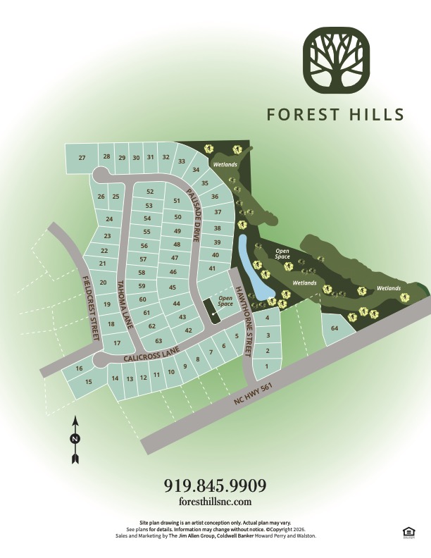 Forest Hills Site Map