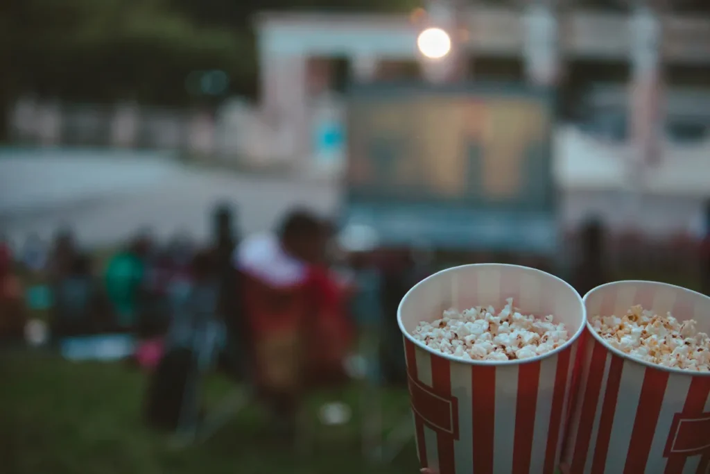 Outdoor movie nights are available throughout the Triangle as late summer activities for families