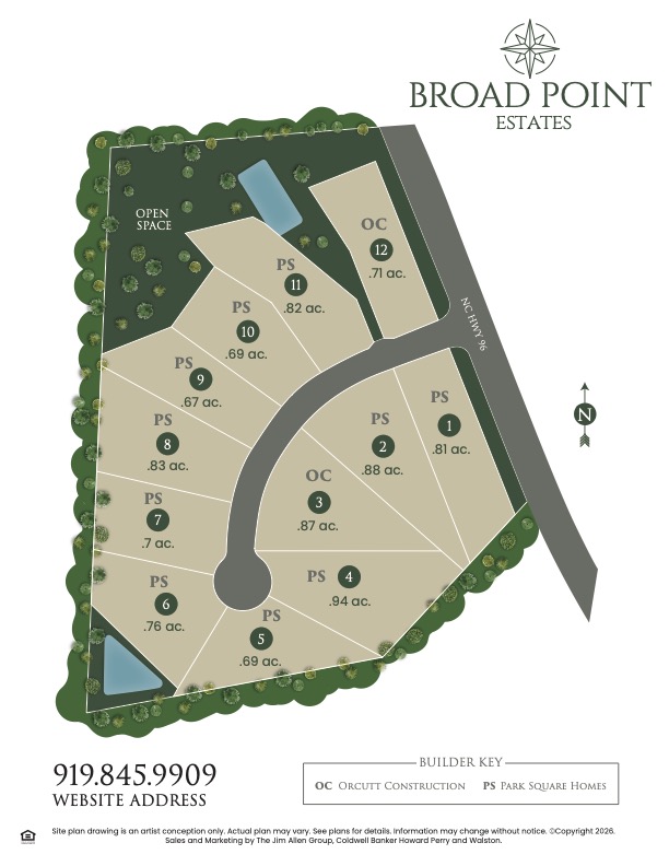 Broad Point Site Map lettersize w builders